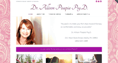 Desktop Screenshot of allisonpisapia.com